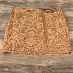 BCBG Bronze Embroidered Mini